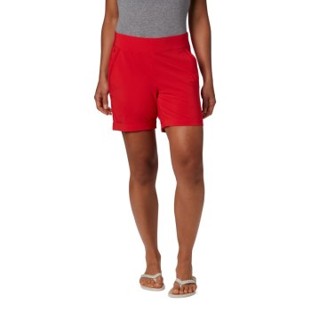 Columbia PFG Slack Water Woven, Pantalones Cortos Rojos Para Mujer | 361470-OPT